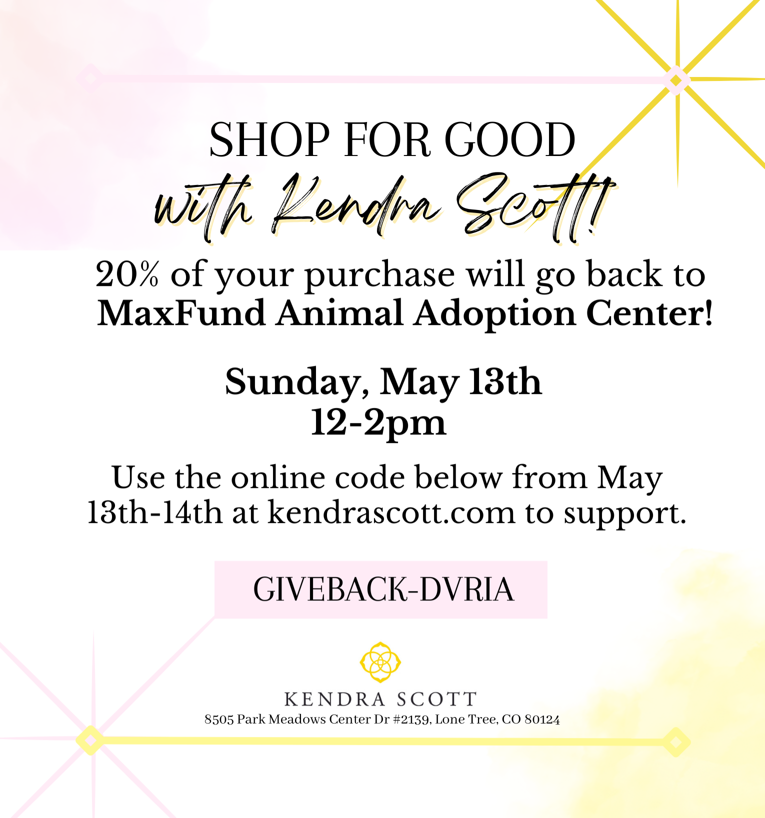 Fundraiser with Kendra Scott